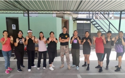 Jefatura de Reemplazos y Reservas del Ejército recibe jornada básica de Krav Maga a cargo de Oficial Profesional de Reserva