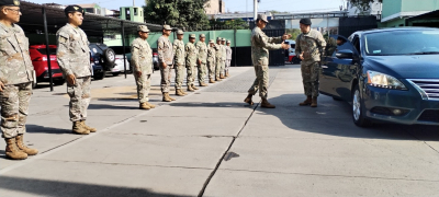 Jefatura de Reemplazos y Reservas del Ejército recibe la visita del Comandante General del COPERE