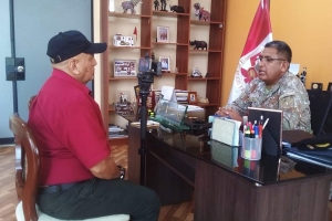 Entrevista radial virtual al CRL EP Edwin Condori Nina Jefe de la JERRE, sobre el Servicio e Inscripción Militar