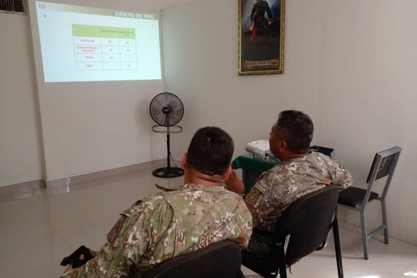 Visita del Jefe de Reemplazos y Reserva del Ejército a la ORMD 01 A - Tumbes