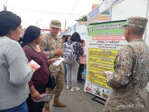 ORMD 034-C Comas presente en Feria del Empleo en Carabayllo