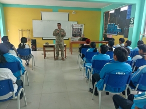El 18 de diciembre del 2024, se realizó la inscripción militar a los jóvenes con 17 años cumplidos del CES Alejandro Sánchez Arteaga ubicado en distrito del Arenal.