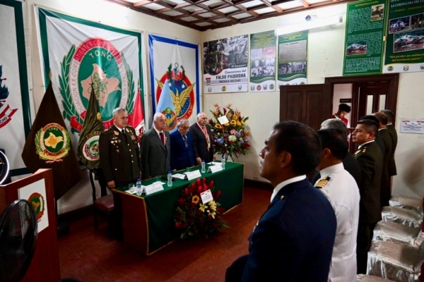 JERRE participó en Sesión Solemne organizado por la Asociación de Excombatientes del Conflicto de la Cordillera del Cóndor 1981