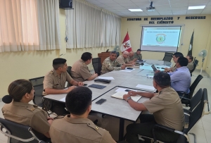 Primera Reunion de coordinación con oficiales Profesionales de Reserva