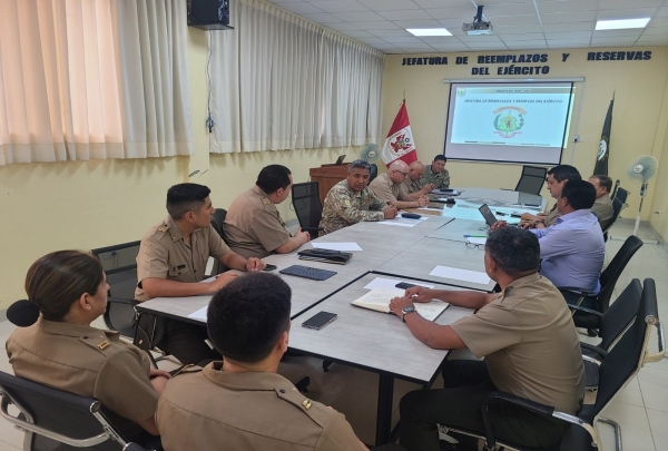 Primera Reunion de coordinación con oficiales Profesionales de Reserva
